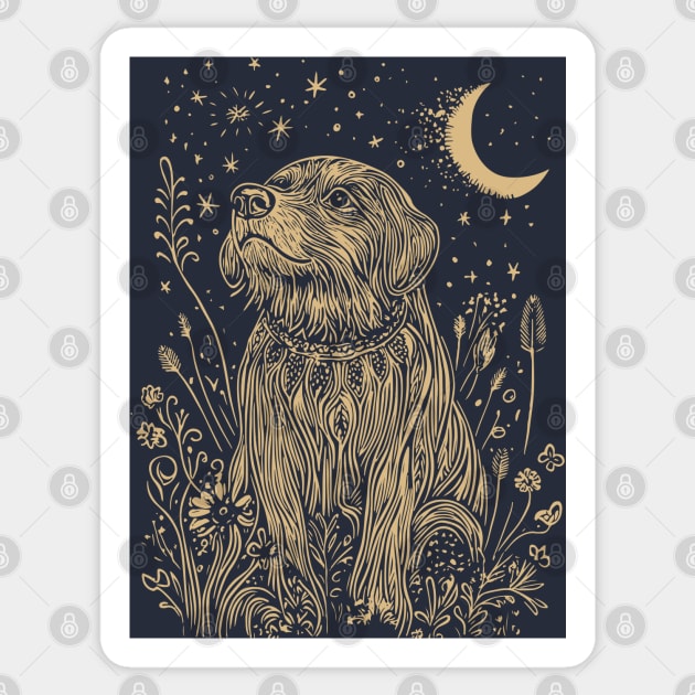 Celestial Shepherd – Guardian of the Night’s Cosmic Realm Sticker by TuncGK